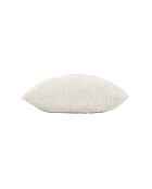 Coussin Déhoussable (45 x 45 cm) Flanela Naturel, Flanelle Relief Unie