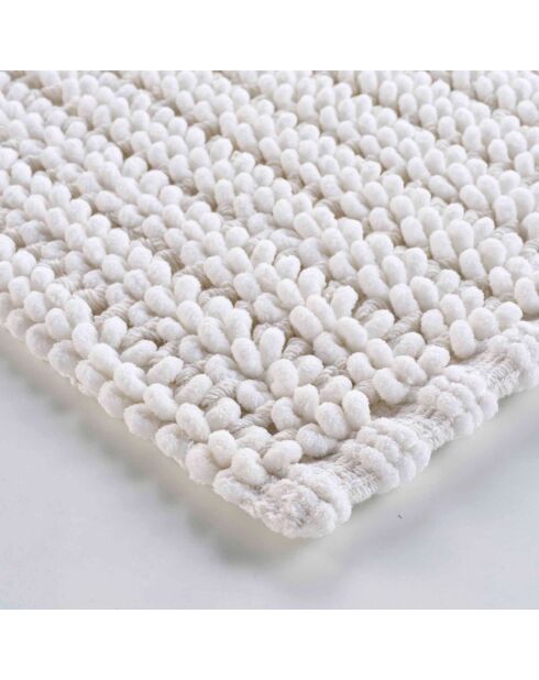 Badteppich (50 x 80 cm) Voltis Weiß, Baumwolle, Chenillegarn