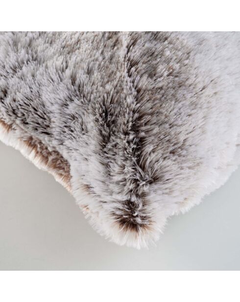 Cuscino rimovibile (45 x 45 cm) Antarctic Choco, pelliccia sintetica