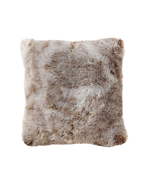 Cuscino rimovibile (45 x 45 cm) Antarctic Choco, pelliccia sintetica