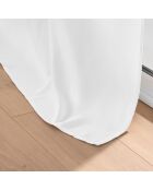 Rideau à Oeillets (135 x 240 cm) Chinea Blanc, Occultant Chambray Uni