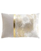 Cuscino rimovibile (40 x 60 cm) Melisse Natural, cotone/poliestere stampato