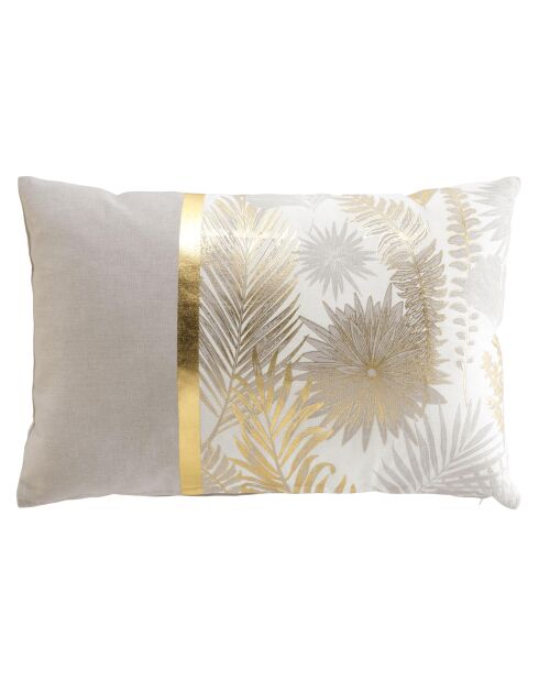 Cuscino rimovibile (40 x 60 cm) Melisse Natural, cotone/poliestere stampato