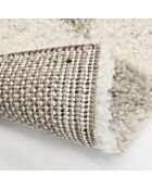 Tappeto rettangolare Damero grigio (160 x 230 cm), Shaggy Uni