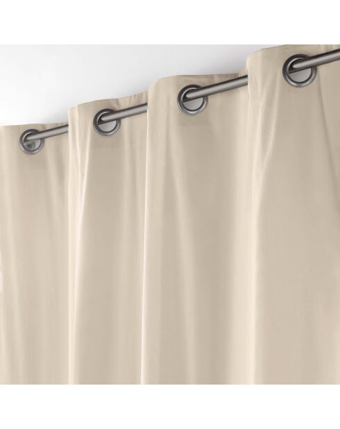 Rideau à Oeillets (135 x 180 Cm) Twily Lin, Coton / Polyester Recyclé