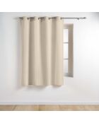 Rideau à Oeillets (135 x 180 Cm) Twily Lin, Coton / Polyester Recyclé