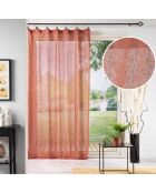 Anillo Linka de terracota transparente (140 x 240 cm), velo tejido