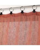 Anillo Linka de terracota transparente (140 x 240 cm), velo tejido