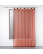 Anillo Linka de terracota transparente (140 x 240 cm), velo tejido