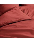 Housse de couette en PercalePercaline terracota