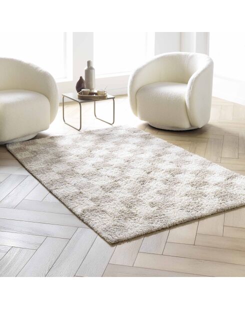 Tappeto rettangolare (120 x 170 cm) Tango Grey, Shaggy Uni