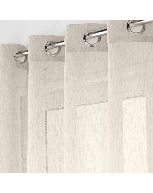 Voilage à Oeillets (140 x 180 cm) Carlin Lin, Voile Tissé