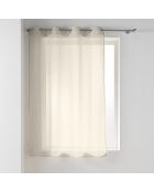 Voilage à Oeillets (140 x 180 cm) Carlin Lin, Voile Tissé