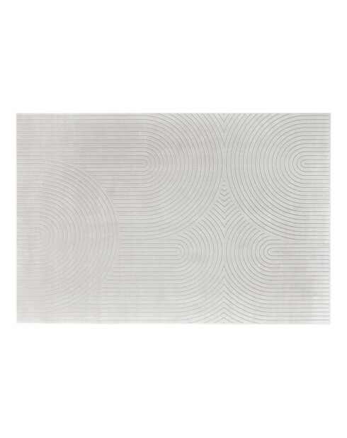 Tapis Rectangle (140 x 200 Cm) Geode Naturel, Viscose Relief