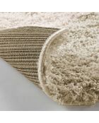 Tapis rectangle shaggy uni Tango taupe - 120x170 cm