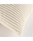 Cuscino rimovibile (45 x 45 cm) Nils Natural, flanella a rilievo liscio