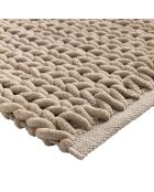 Badtapijt (50 x 80 cm) Ariel Sand, katoen/polyester chenille