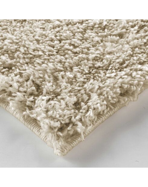 Tapis rectangle shaggy uni Tango taupe - 160x230 cm