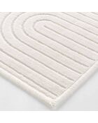 Tappeto rettangolare (68 x 110 cm) Geode naturale, rilievo in viscosa