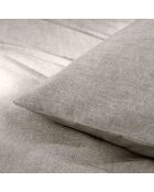 Parure housse de couette Meline anthracite