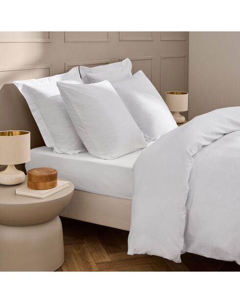 Drap housse Linella blanc