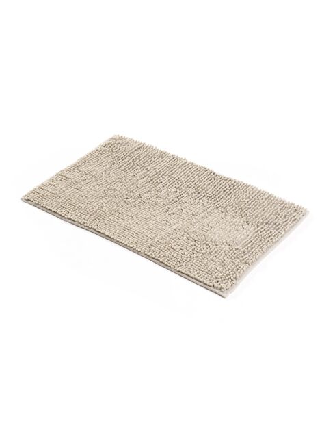 Badtapijt (45 x 75 cm) Sweety Taupe, effen microvezel