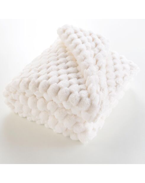 Calda coperta invernale (180 x 220 cm) Frosty Natural, pelliccia sintetica e sherpa