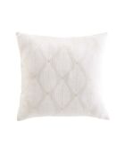 Cuscino rimovibile (45 x 45 cm) bianco Maho, policotone con stampa metallizzata