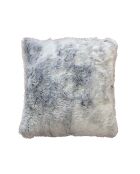 Cuscino rimovibile (45 x 45 cm) grigio antartico, pelliccia sintetica