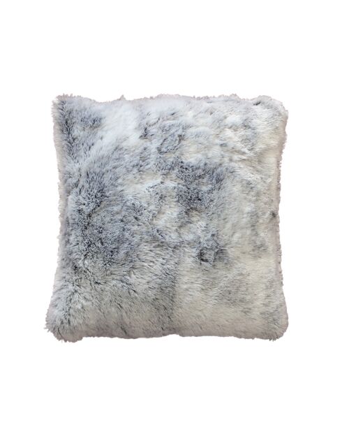 Cuscino rimovibile (45 x 45 cm) grigio antartico, pelliccia sintetica
