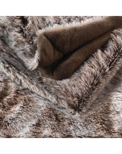 Coperta invernale Antarctic Choco Warm (180 x 220 cm), in pelliccia sintetica