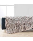 Coperta invernale Antarctic Choco Warm (180 x 220 cm), in pelliccia sintetica