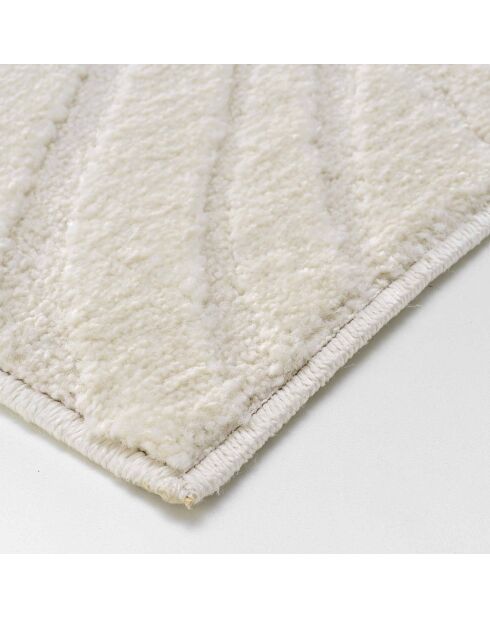 Tapis Rectangle (160 x 230 cm) Ankara Naturel, Uni Relief