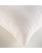 Cuscino rimovibile (45 x 45 cm) Pauline Natural, poliestere e lino