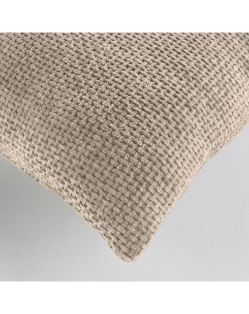 Cuscino rimovibile Leo Sand (45 x 45 cm), velluto di ciniglia