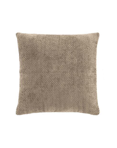 Cuscino rimovibile Leo Sand (45 x 45 cm), velluto di ciniglia