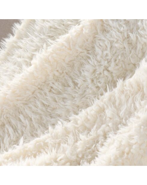 Coperta invernale calda (180 x 220 cm), pecora naturale, pelliccia sintetica