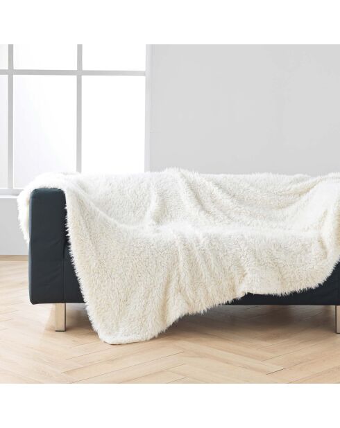 Coperta invernale calda (180 x 220 cm), pecora naturale, pelliccia sintetica