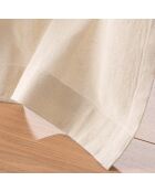 Rideau à Oeillets (140 x 240 cm) Kamary Naturel, Coton / Polyester avec Top