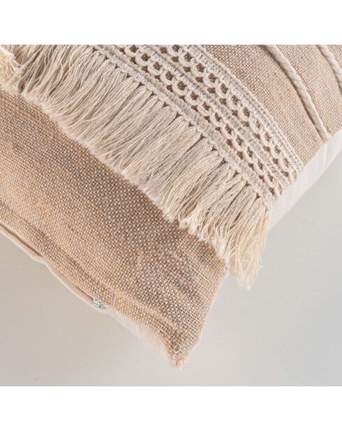 Cuscino rimovibile (45 x 45 cm) Natural Cirrus, cotone e poliestere Fantasy