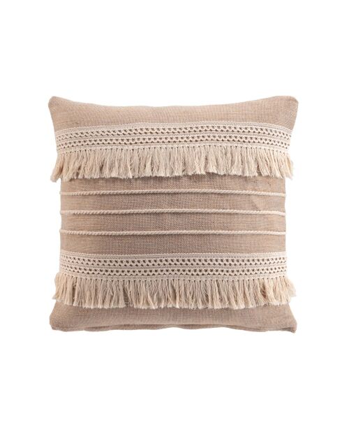 Cuscino rimovibile (45 x 45 cm) Natural Cirrus, cotone e poliestere Fantasy