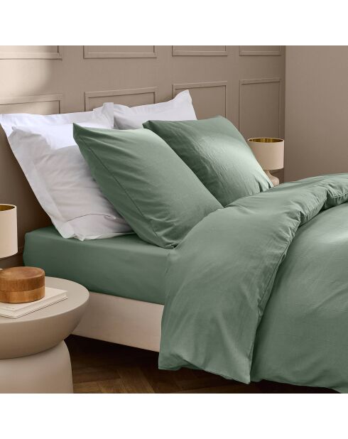 Drap housse Linella sauge
