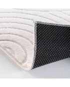 Lazio Natural Rechteckiger Teppich (60 x 90 cm), Uni Relief