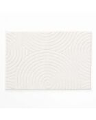 Lazio Natural Rechteckiger Teppich (60 x 90 cm), Uni Relief