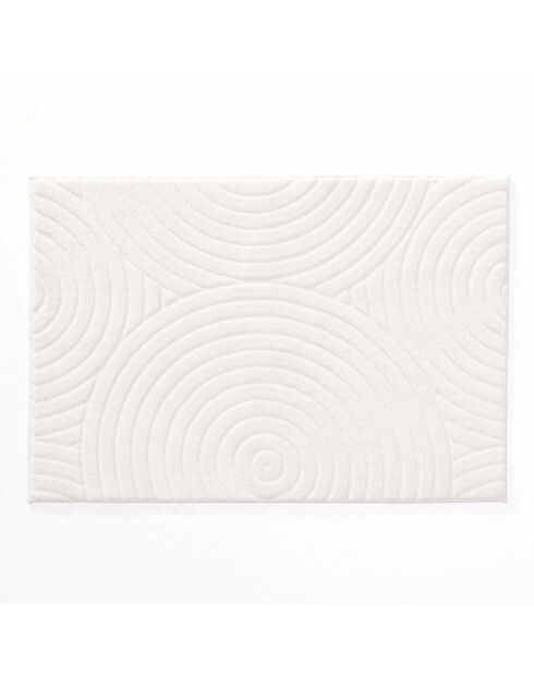 Lazio Natural Rechteckiger Teppich (60 x 90 cm), Uni Relief