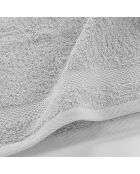 Serviette Invité (30 x 50 cm) Elegance Perle, 100 % Coton Uni