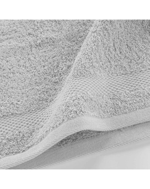 Serviette Invité (30 x 50 cm) Elegance Perle, 100 % Coton Uni