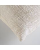 Cuscino rimovibile (45 x 45 cm) Island Natural, cotone e poliestere intrecciato