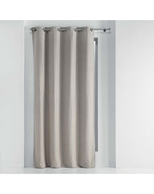 Rideau à Oeillets (135 x 240 cm) Chinea Lin, Occultant Chambray