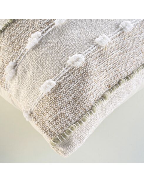 Coussin Déhoussable (60 x 60 cm) Santos Naturel, Coton / Polyester Fantaisie
